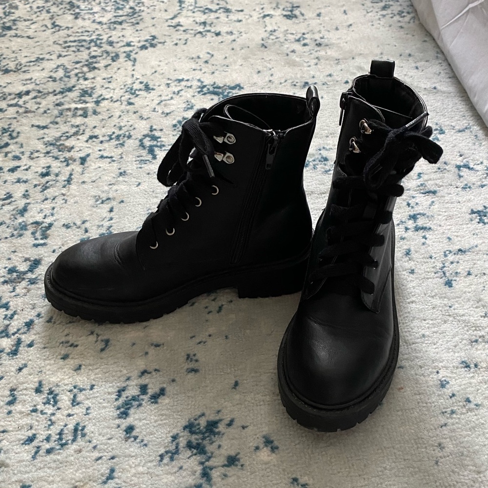 Black Madden Girl Alicee Combat Boots